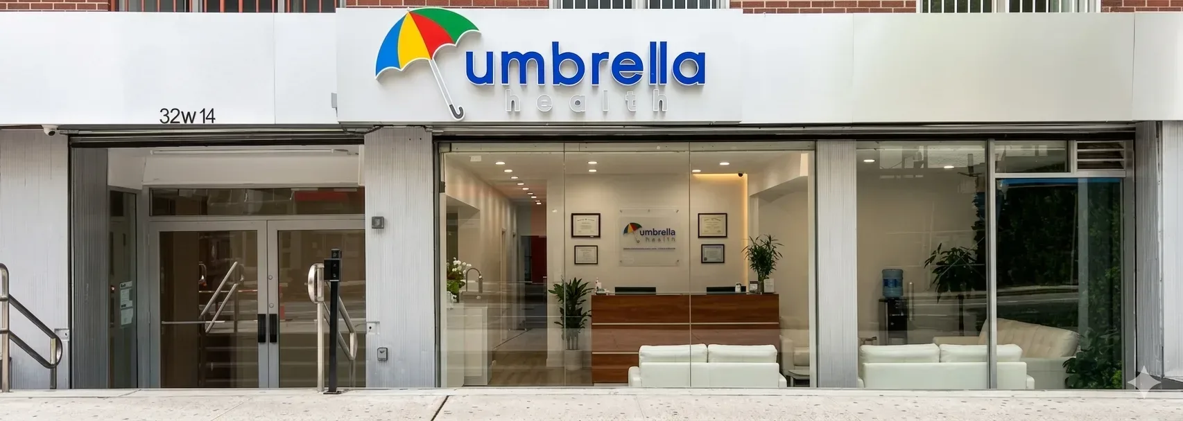 Umbrella Health cardiology clinic exterior Lower Manhattan NYC